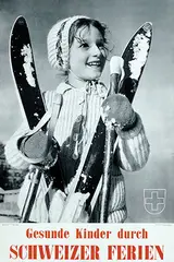Otto Furter, Gesunde Kinder durch Schweizer Ferien, poster