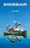 Herbert Leupin, Swissair, 1956, poster