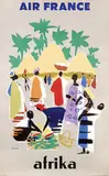 Jean Even, Air France afrika, 1958, poster