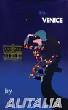 Studio Reclame Mario Ceini, to Venice by Alitalia, poster