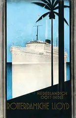 Rotterdamsche Lloyd Nederlandsch Oost-Indië by Johann A.W. von Stein, 1931, poster, sold Feb 2020