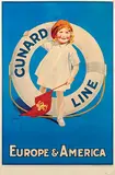 Edwin Byatt, Cunard Line Europe & America, poster