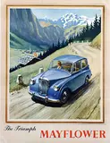 Roy Nockolds, The Triumph Mayflower, poster