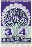 Wes Wilson, Bill Graham presents Quicksilver Messenger Service Grateful Dead, Fillmore Aud., 1966, poster