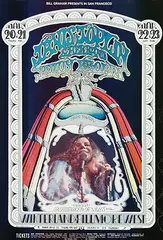 D. Bread & Randy Tuten, Bill Graham presents Janis Joplin & her band Savoy Brown Winterland & Fillmore West, 1969, poster