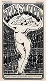 Wes Wilson, Bill Graham presents The Sound a.o. Jefferson Airplane, Muddy Waters, Fillmore Aud., 1966, poster