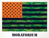 Jasper Johns, Moratorium, 1969, poster