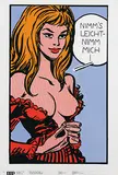 Jean-Claude Forest, Nimm's leicht-nimm mich! (from comic book Barbarella), 1964, poster