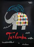 Herbert Leupin, Terlenka stoffen, 1957, poster