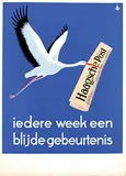 Advertising Agency De Burght, Haagsche Post, 1952, poster