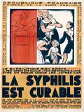 Léo Fontan, La Syphilis est Curable, poster