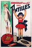 C. Vaillant, Chocolat des Antilles, poster