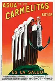 Leonetto Cappiello, Agua de los Carmelitas es la salud (Carmelite water is healthy)