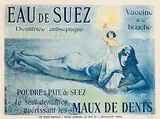 Eau de Suez Maux De Dents by Raymond de la Nezière 1865-1953), 1898, poster, sold Feb 2020