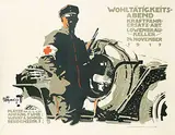 Julius U. Engelhard, Wohltätigkeits-Abend Kraftfahr Ersatz Abt. Löwenbräu Keller, 1917, poster