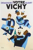 Paul Colin, Demandez Votre quart Vichy, 1948, poster