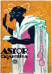 Albert Hoppler, Astor Cigarettes, 1913, poster