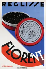 Cassandre, Réglisse Florent, 1925, poster