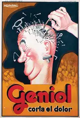 Achille Mauzan, Geniol corta el dolor, 1929, poster