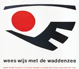 Jan Loman, wees wijs met de waddenzee, 1967, poster