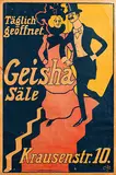 monogram Chr, Geisha Säle, poster