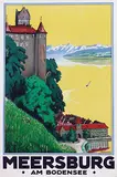 W. Seilnacht, Meersburg am Bodensee, 1935, poster