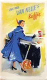 en nu Van Nelle's Koffie by Nanni (Charlotte Maria) Kruijff-Axhausen, 1949, poster, sold Feb 2020