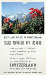 René Villiger, Rest and relax in Switzerland, poster