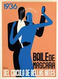 Antonio van Baumberghen Moliné, Baile de Mascara del Circulo de Bellas Artes, poster