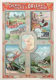 F. Hugo d' Alési, Chemins de fer Francais d'Orléans, 1902, poster