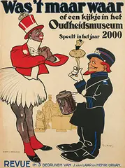 Arnold van Roessel, Was't maar waar Oudheidsmuseum, 1920, poster