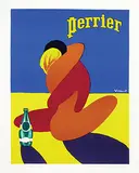 Perrier (beach) by Bernard Villemot, poster, sold Jun 2019