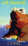 Raoul Éric Castel, Air France Corse, 1952, poster