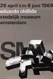 stedelijk museum amsterdam eduardo chillida by Willem H. Crouwel, 1969, poster, sold Jun 2019