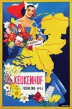 Guust Hens, Keukenhof Holland, 1955, poster