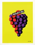 Julian Key, Martini (grapes), 1970, poster
