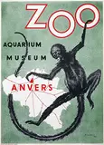 Robert Landois, Zoo Anvers, 1954, poster