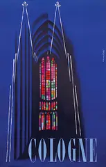 Werner Labbé, Cologne, 1958, poster