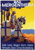 Gustav A. C. Closs, Bad Mergentheim, 1930, poster