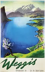 Otto Landolt, Weggis Vierwaldstätter See, 1938, poster