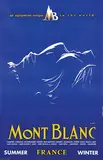 Y. Laty, Mont Blanc summer winter, 1960, poster