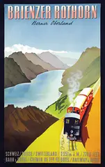 Fritz Reck, Brienzer Rothorn Berner Oberland, 1938, poster