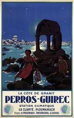 A.T. Claillant, Perros-Guirec, poster