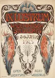 Frits van Alphen, IX Lustrum Wageningsch Stud:Corps, 1923, poster