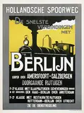 Johan Kesler, Hollandsche Spoorweg Berlijn, poster