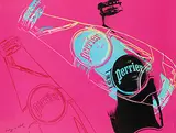 perrier bottles by Andy Warhol, 1983, poster, sold Jun 2019