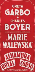 Joop v.d. Berg, Movie: Greta Garbo and Charles Boyer in: "Marie Walewska" (Conquest 1937), poster