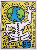 Theater Der Welt Frankfurt by Keith Haring, 1985, poster, sold Jun 2019