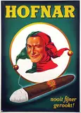 Frans Mettes, Hofnar nooit fijner gerookt!, 1954, poster