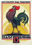 Albert P. Hahn jr., S.D.A.P. Lijst 13 De Miranda, 1921, poster